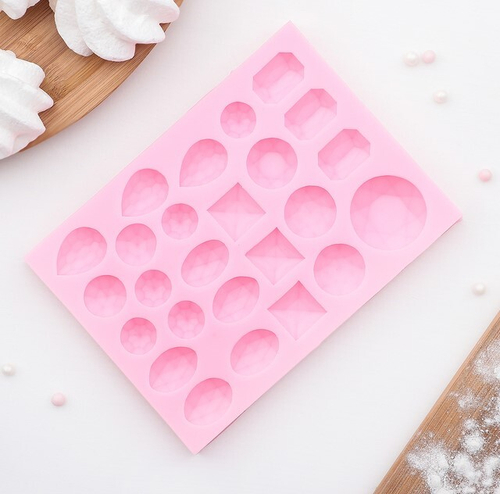 Молд "Драгоценные камни" 25шт