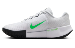 Мужские кроссовки теннисные Nike Zoom GP Challenge Pro - white/poison green-black