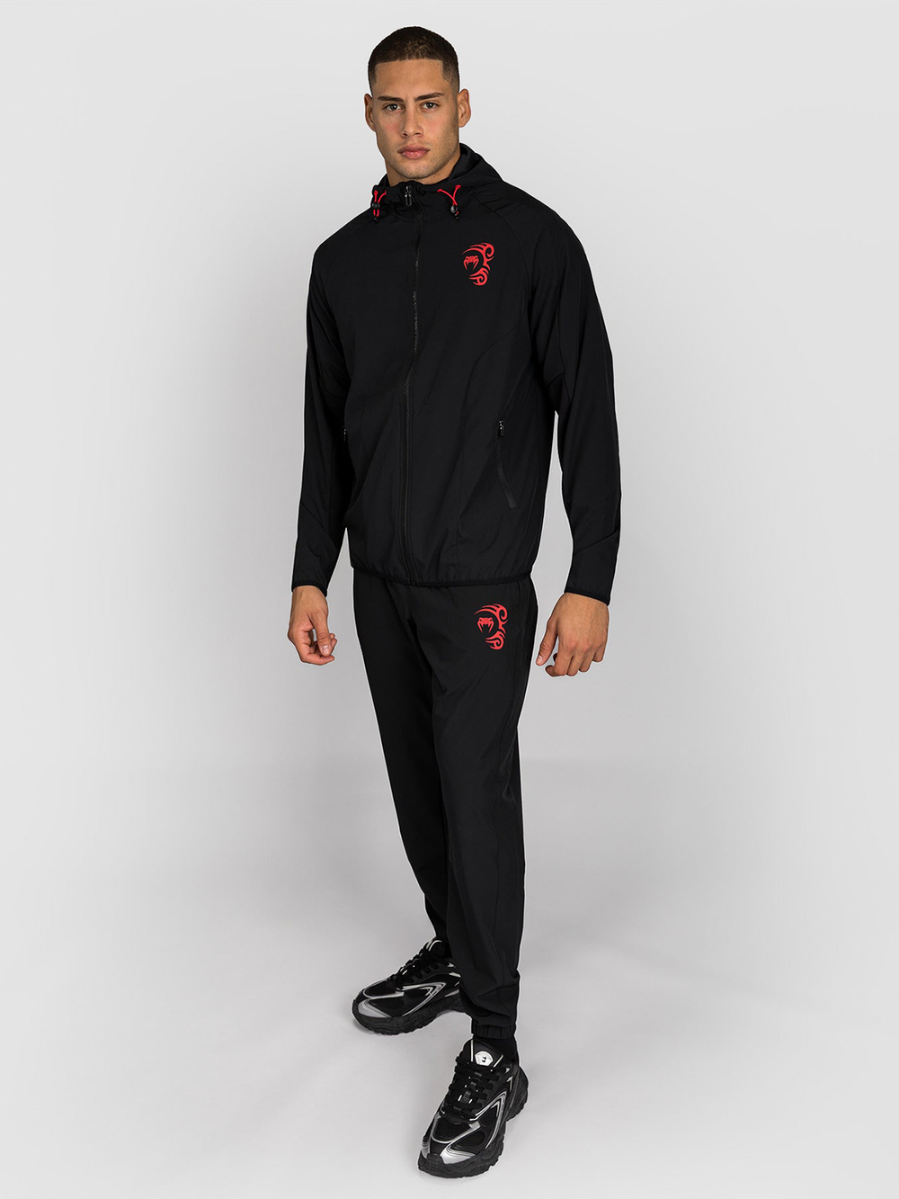 Ветровка Venum X Mike Tyson "Everyone has a plan" Black/Red
