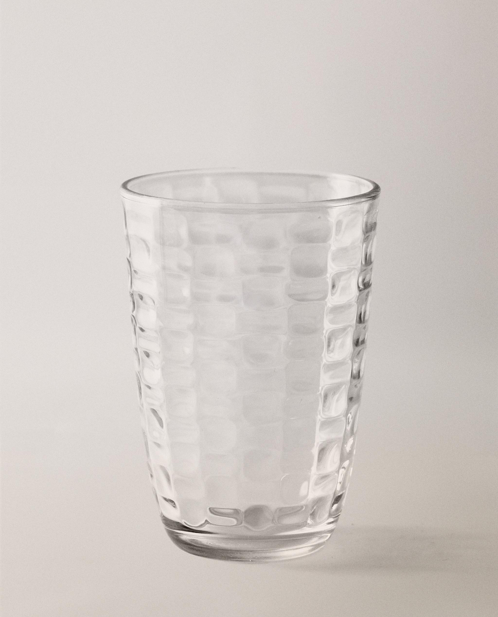 Zara Home стакан из стекла, цвет прозрачный, 12 см · 0284/401