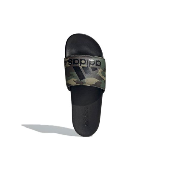 Adidas Adilette Comfort Sandals 'Black Green Camo'