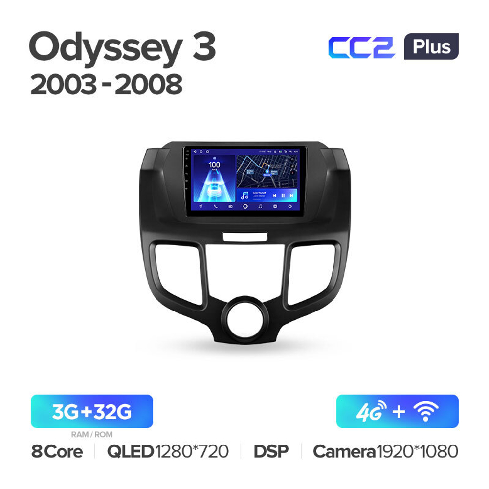 Teyes CC2 Plus 9" для Honda Odyssey 3 2003-2008