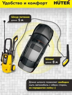 Мойка высокого давления Huter W195-Pro