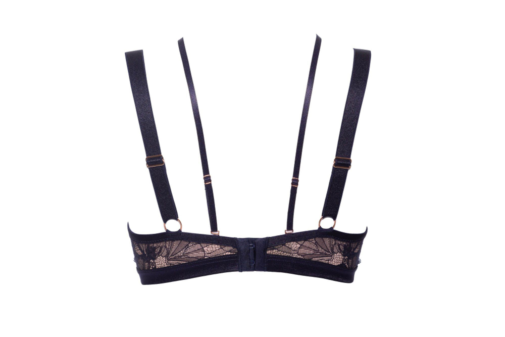 Бюстгальтер-бралетт Volare с мягкими чашечками +size (Размер: 85G) (Цвет: темно-синий)