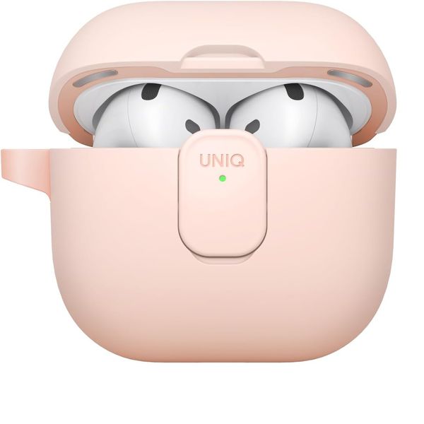 Чехол Uniq Clyde Case для AirPods 4, Розовый | Light Pink/Crepe Pink