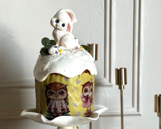 Куличи с шоколадным зайкой