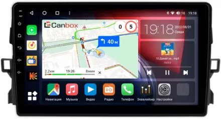 Магнитола для Toyota Auris 2006-2012 - Canbox 9427 Qled, Android 10, ТОП процессор, SIM-слот