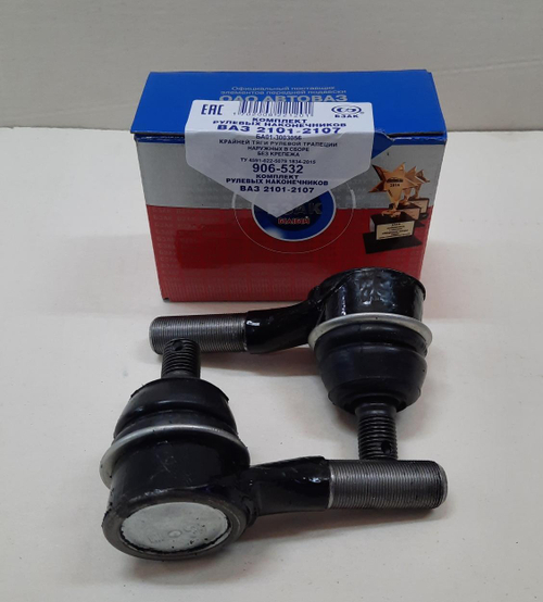 Наконечник рулевой тяги ВАЗ 2101 короткий 2шт Автокомплект
