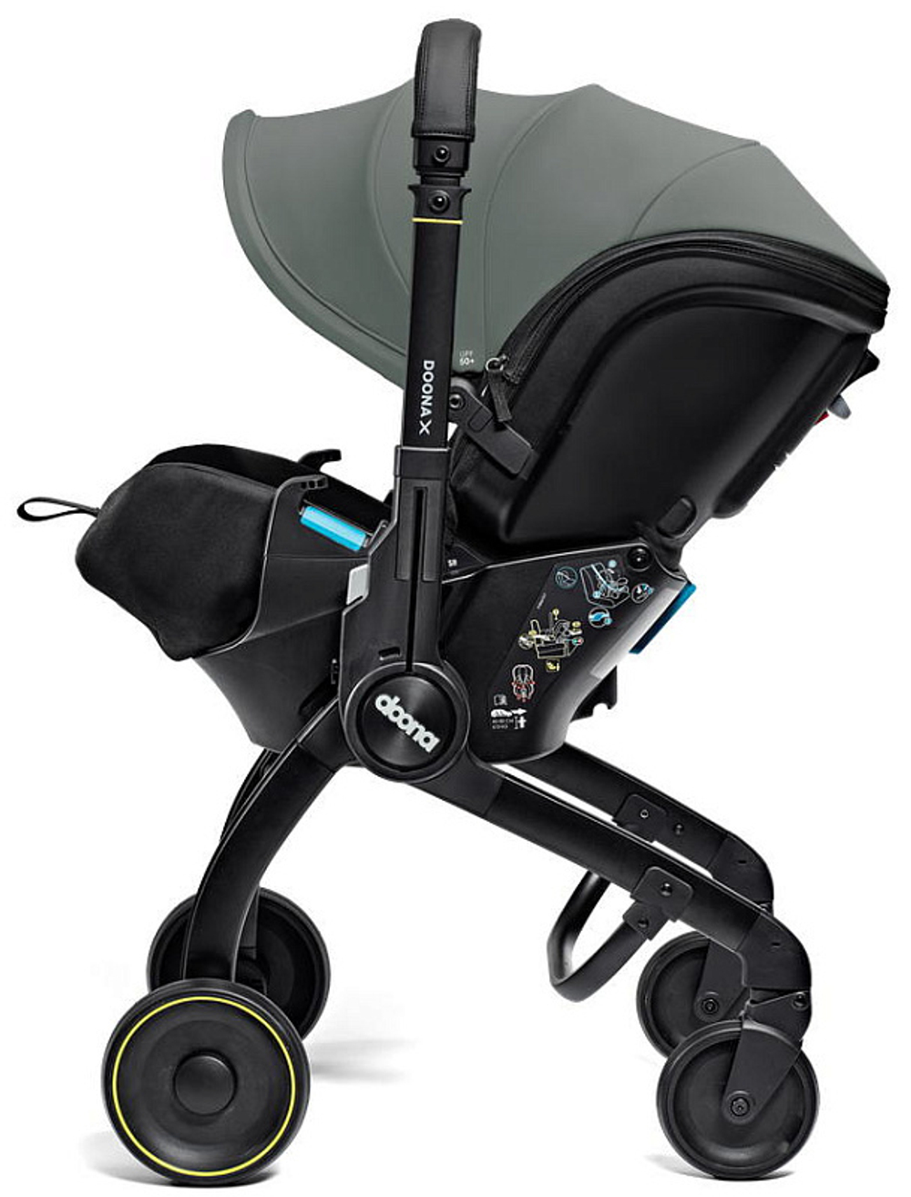 Коляска и Автокресло Doona X Slate Green (Forest Grey)
