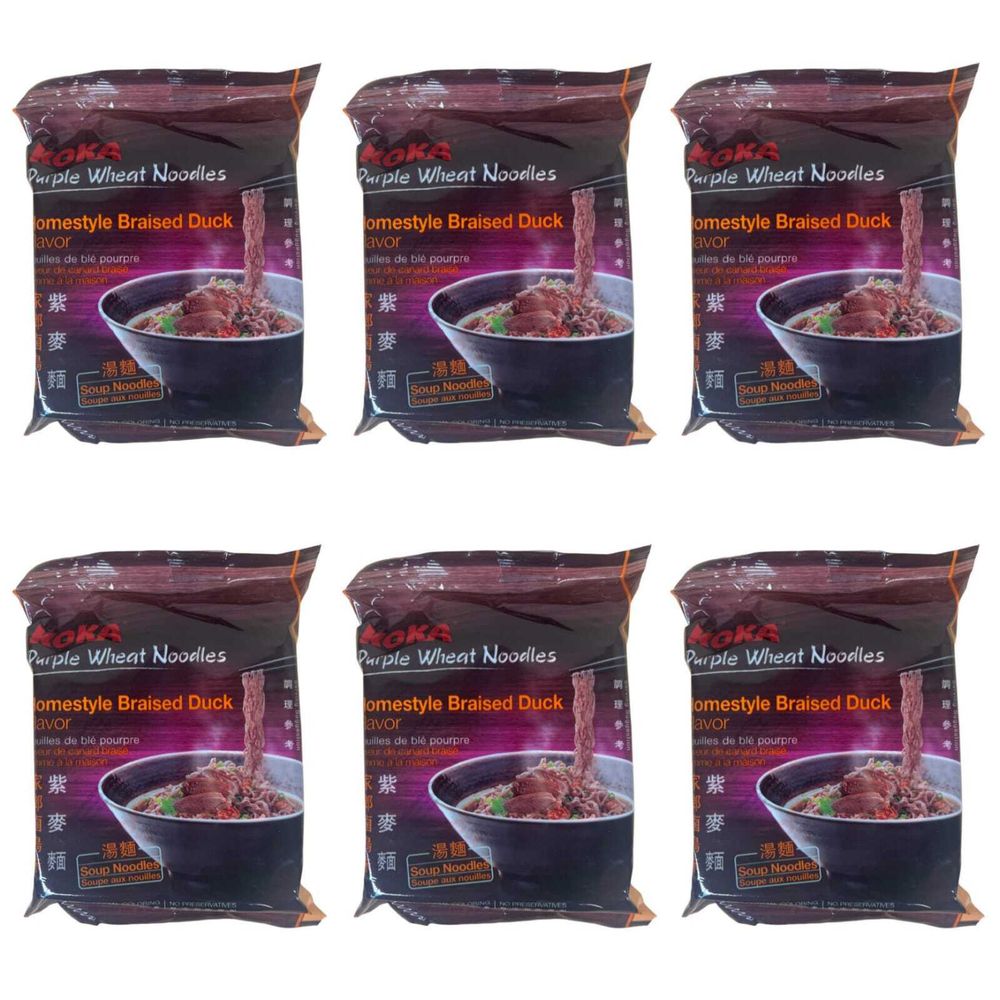 Лапша KOKA Purple Тушёная утка 65 г 6 шт