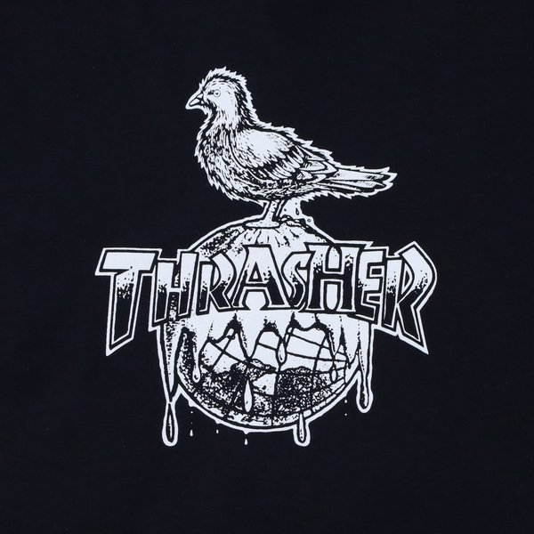 Футболка Thrasher Cover The Earth T-Shirt (black) артикул: - купить в магазине Дайс