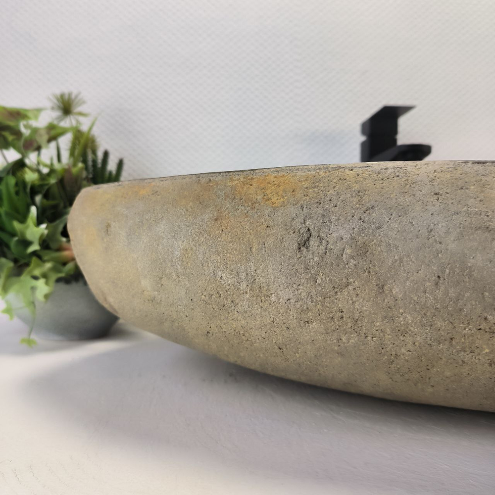 Раковина из речного камня RS-63501 (70*46*16) 0124