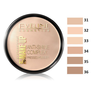 "Eveline" Пудра с шелком Art Make-up Professional  №35  *3 *6