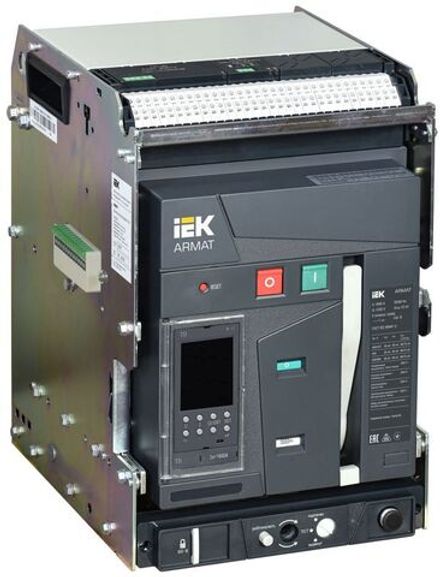 Выключатель автоматический воздушный 3п B 1600А 85кА TD выдвижн. с комплектом аксессуаров ARMAT IEK AR-ACB-3VB-085-1600A-TDCF