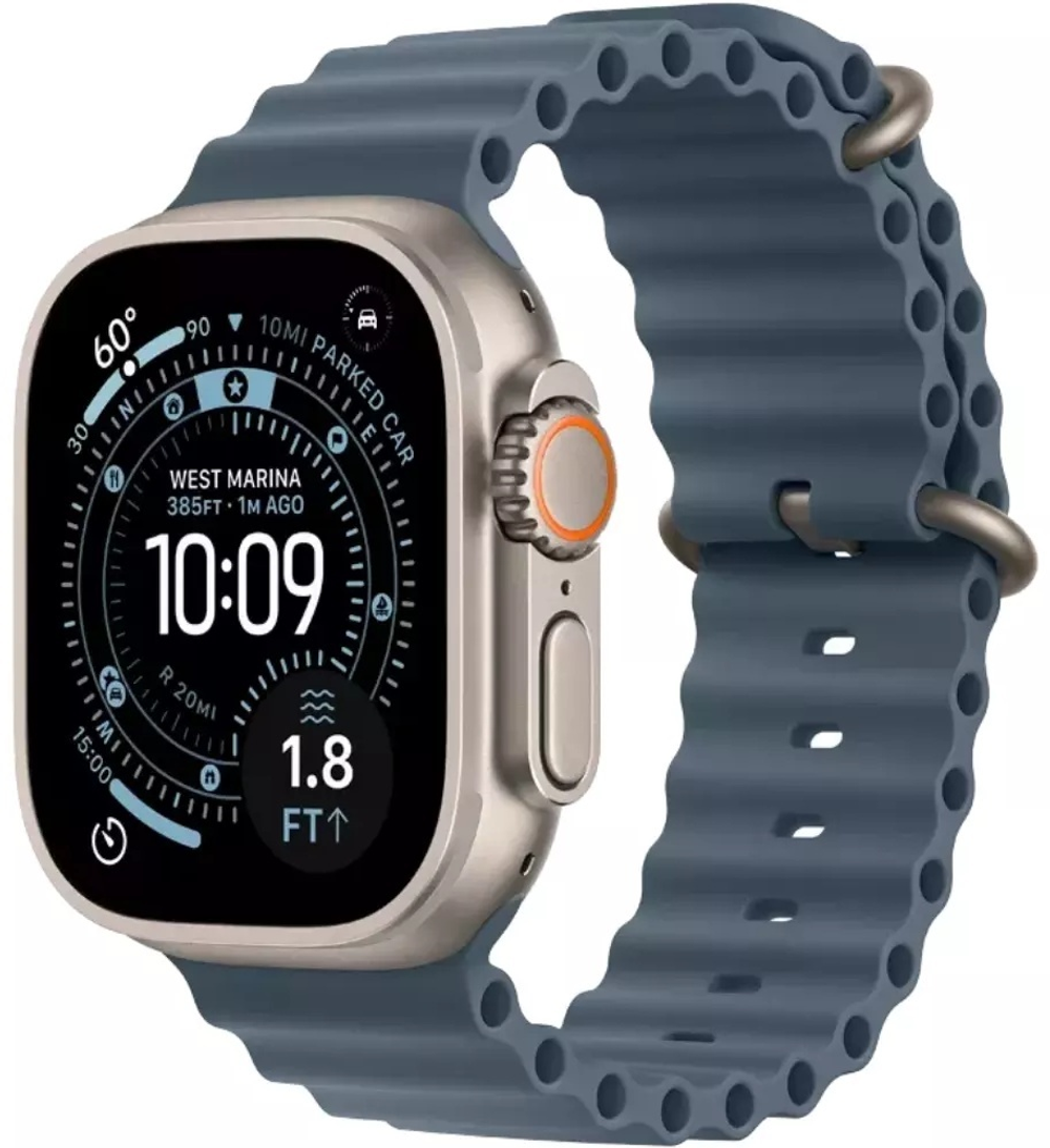 Смарт-часы Apple Watch Ultra 3 2025 GPS &#43; Cellular M 49 мм золотистый-синий
