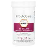 ProBioCare, Пробиотики для женщин с пребиотиками, 50 млрд, 60 растительных капсул