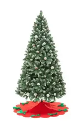 Искусственная елка Снежная королева заснеженная 210 см., мягкая хвоя, ЕлкиТорг (33210)