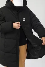 Пуховик CODERED Puffed Long Черный
