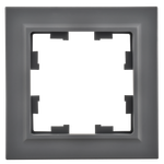 BRITE Рамка 1-местная РУ-1-БрГ графит IEK