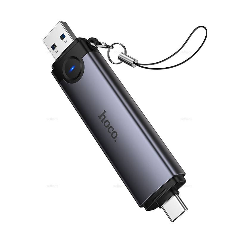 Hoco HB56 Victory USB/Type-C 3-в-1 кард ридер
