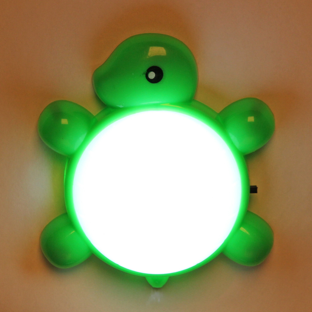Ночник-светильник «Черепашка» 12*11см 4LED 230V
