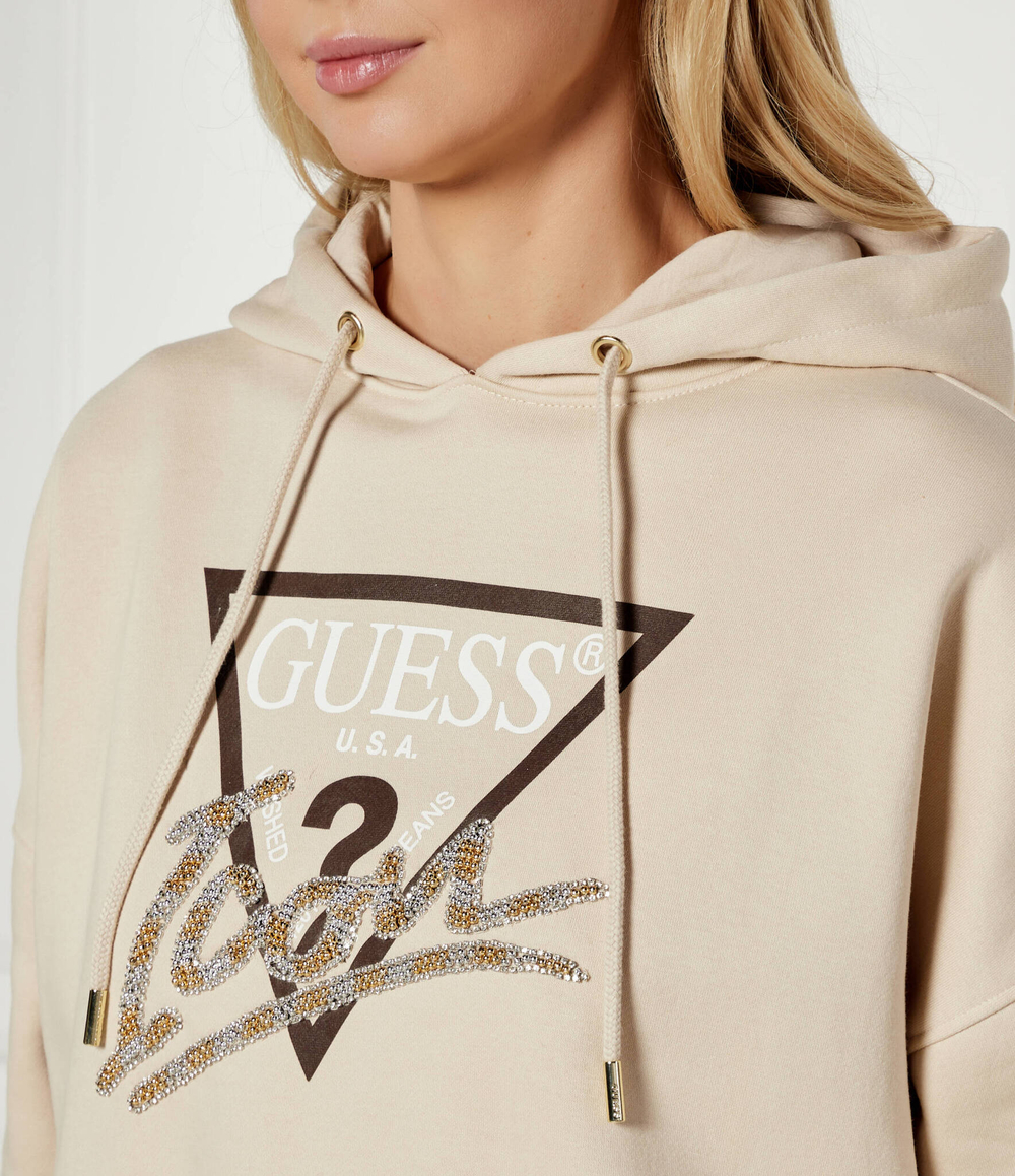 Худые GUESS - бежевый(W4BQ06 KB683)