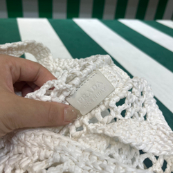 Prada Crochet Tote Bag