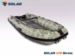 Лодка надувная моторная solar-470 strela jet tunnel