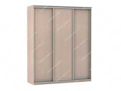 Шкаф купе Модерн 1776х600 3-х дверный 3-х секционный глухой ясень