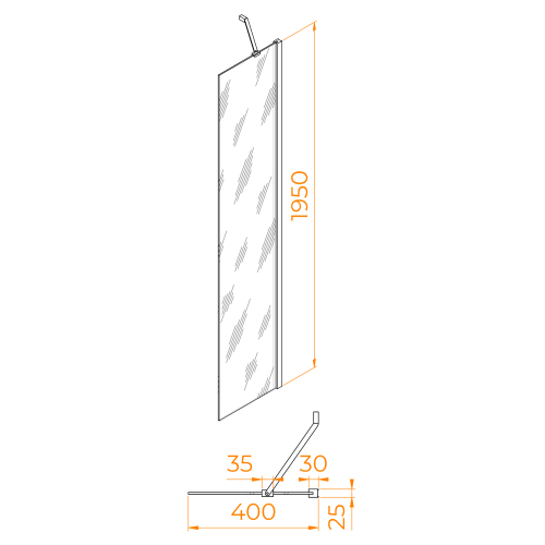 Боковая панель RGW Z-09 (Прозрачное, 400)