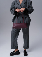 Кожаная сумка Raduy DBR 31127 бордовое вино