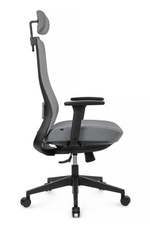 Кресло Riva Миро 6249A Черный пластик/Серый