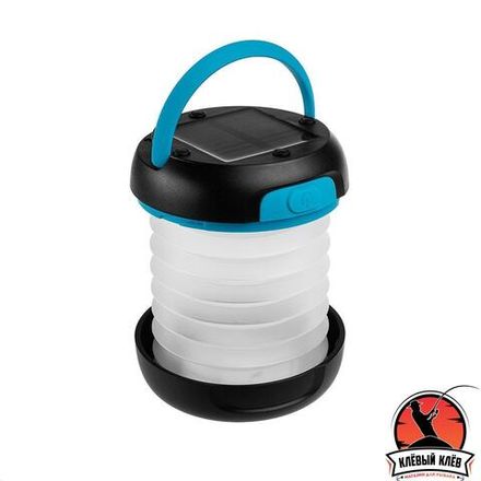 Фонарь кемпинговый складной 65 LM, IPX4, солнечная батарея+USB (HS-SB-6071) Helios