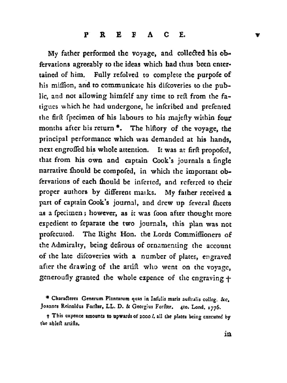 A voyage round the world,. in his britannic majesty's sloop, resolution, commanded by Capt. James Cook, during the years 1772, 3, 4, and 5. Volume 1 | George Forster
