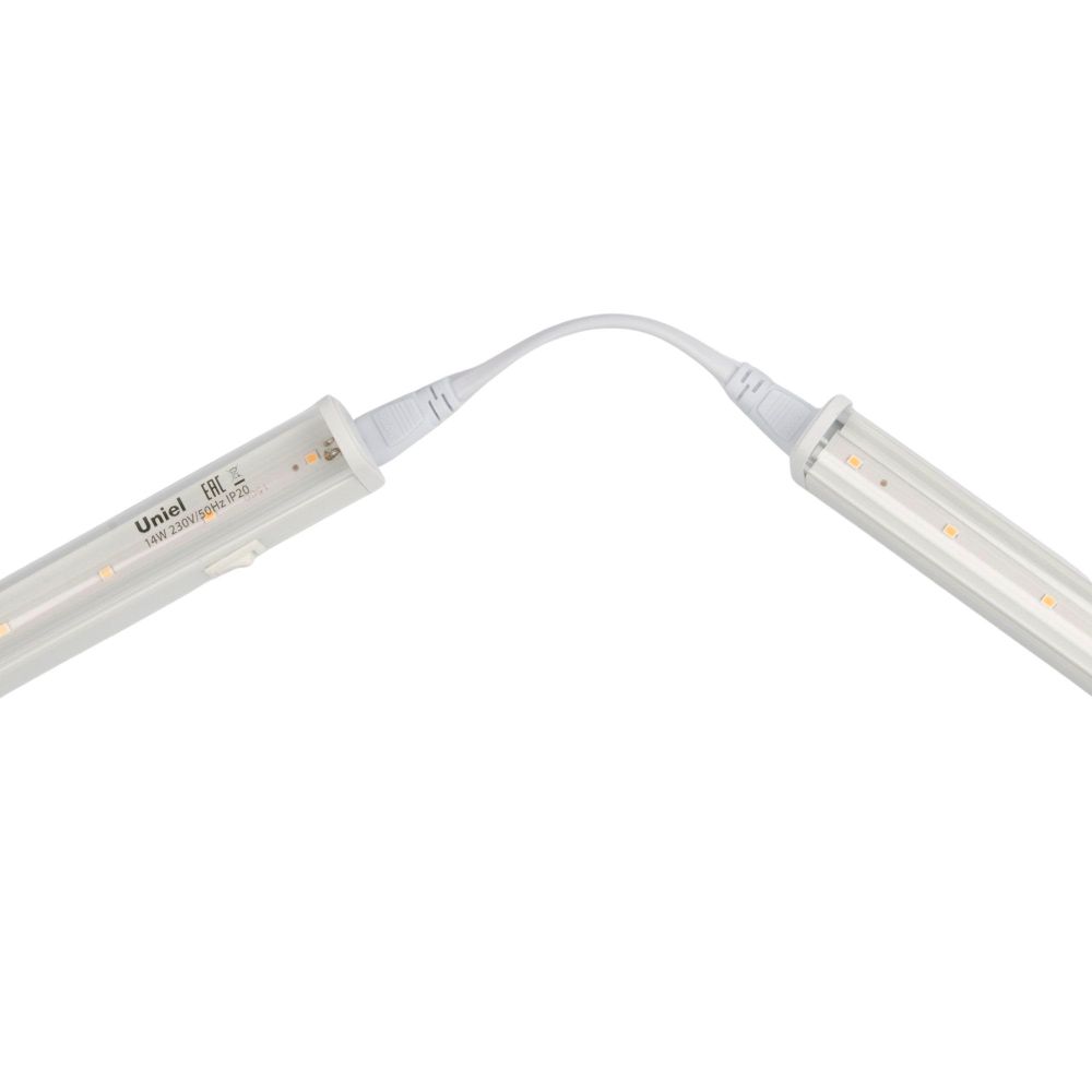 ULI-P17-14W-SPLE IP20 WHITE Светильник для растений светодиодный линейный. 870мм. выкл. на корпусе. Пластик. Спектр для фотосинтеза. TM Uniel