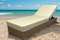 Шезлонг с матрасом Mantera, бежевый, светло-бежевый