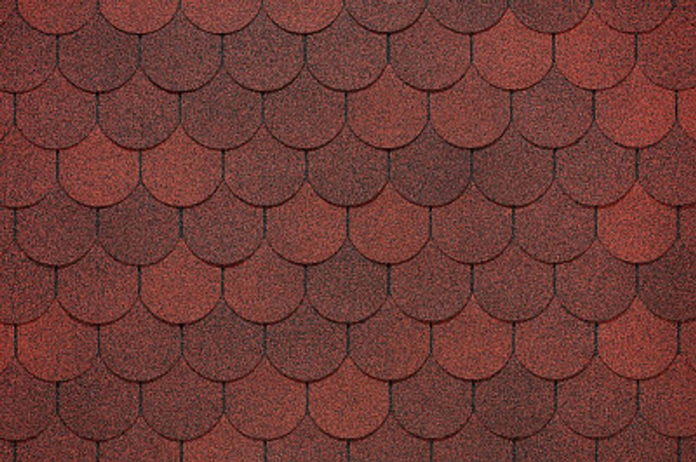 Гибкая черепица Döcke PIE EUROPA/ CUPOLA/ Красный