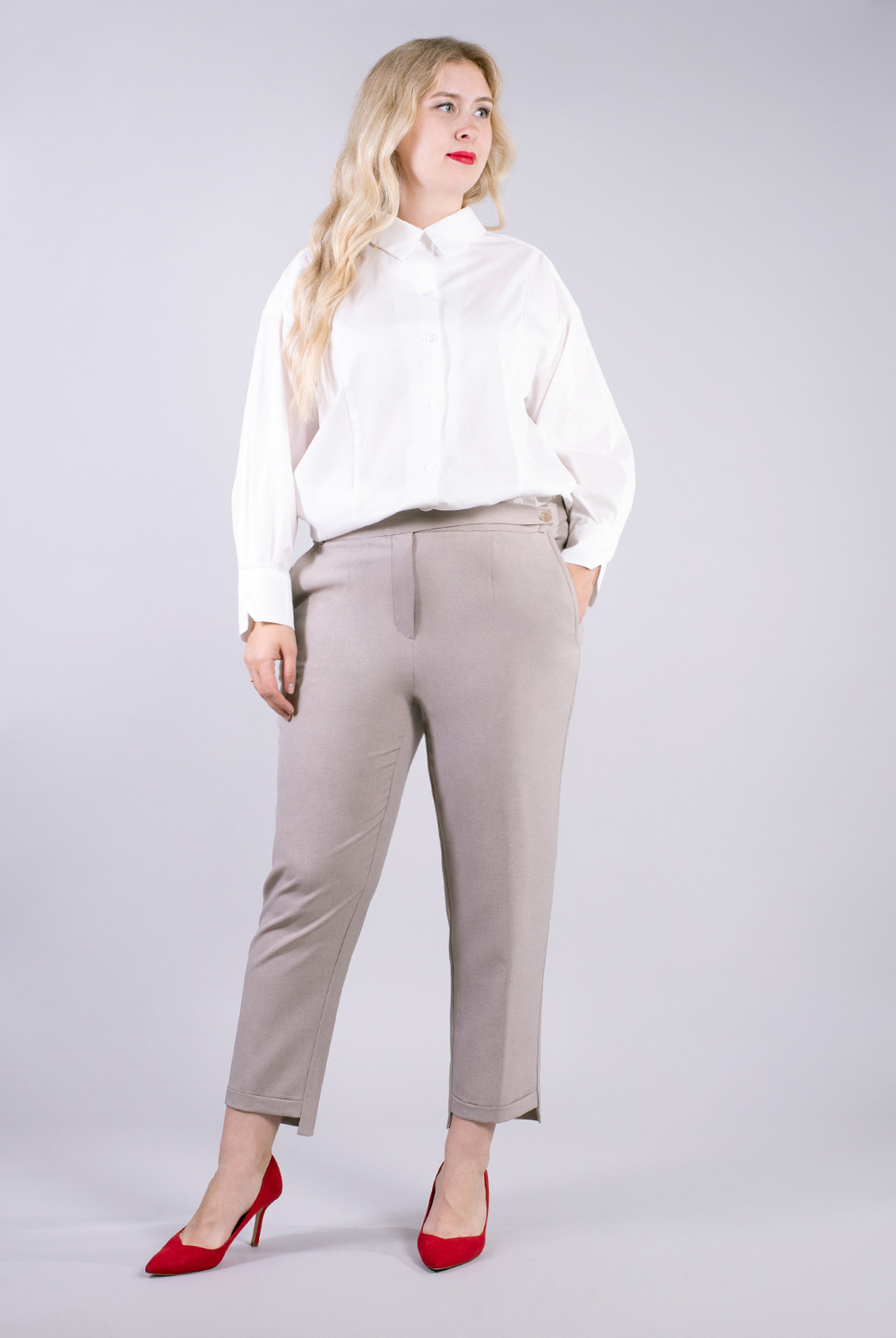 Блузка женская 3663ВП, молочный #83Мол093663ВП