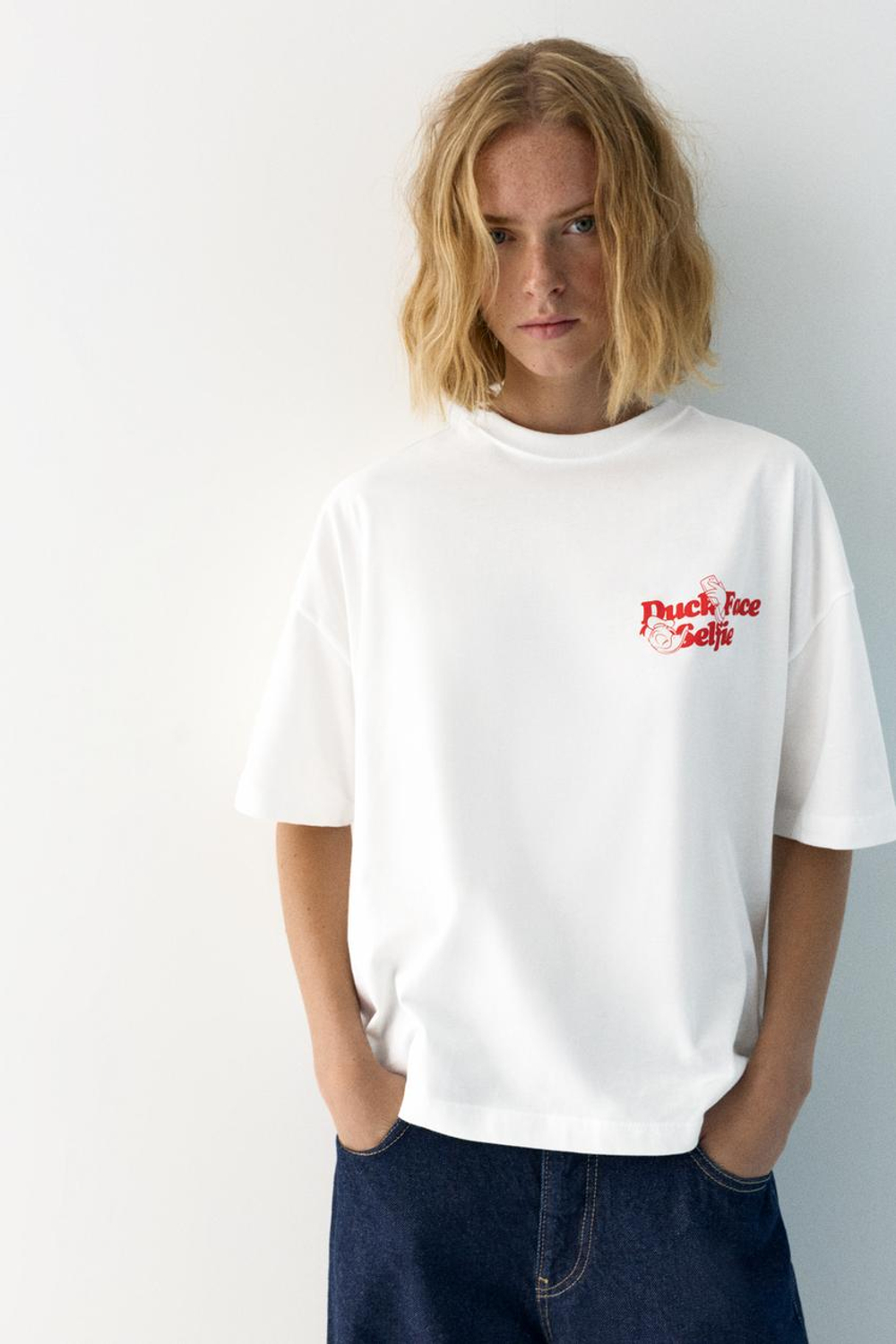 PULL&BEAR Футболка Donald Duck, цвет льда