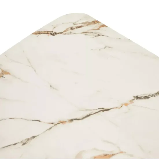 Стол VALDEMAR 180 KL-188 итальянская керамика, стекло/ каркас темно-серый/Kl-188