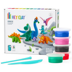 Hey Clay - Пластилиновая масса Динозавры + аксессуары HCL15016 / артикул   HCL15016  / GTIN 5904754607902