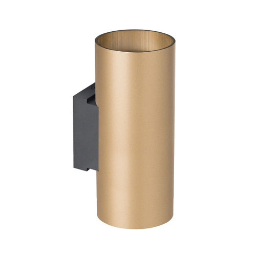 204640 Бра RULLO 2х9W GU10 ЗОЛОТО/ЧЕРНЫЙ