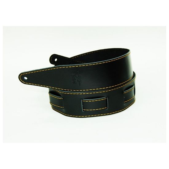 Ремень для гитары, кожаный, черный, Fidel FL111047LP Premier