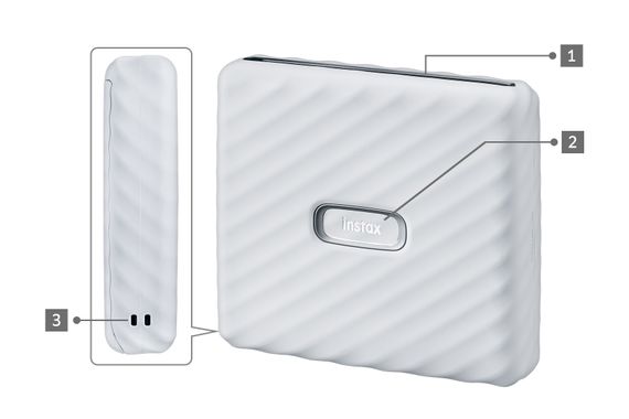 Fotoprinter \ Фотопринтер Instax LINK Wide smartphone printer white