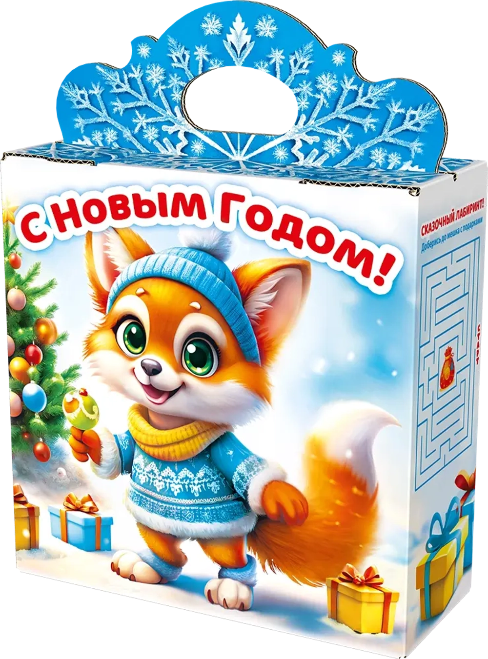 Сладкий новогодний подарок "Тайна конфетного леса" 350гр