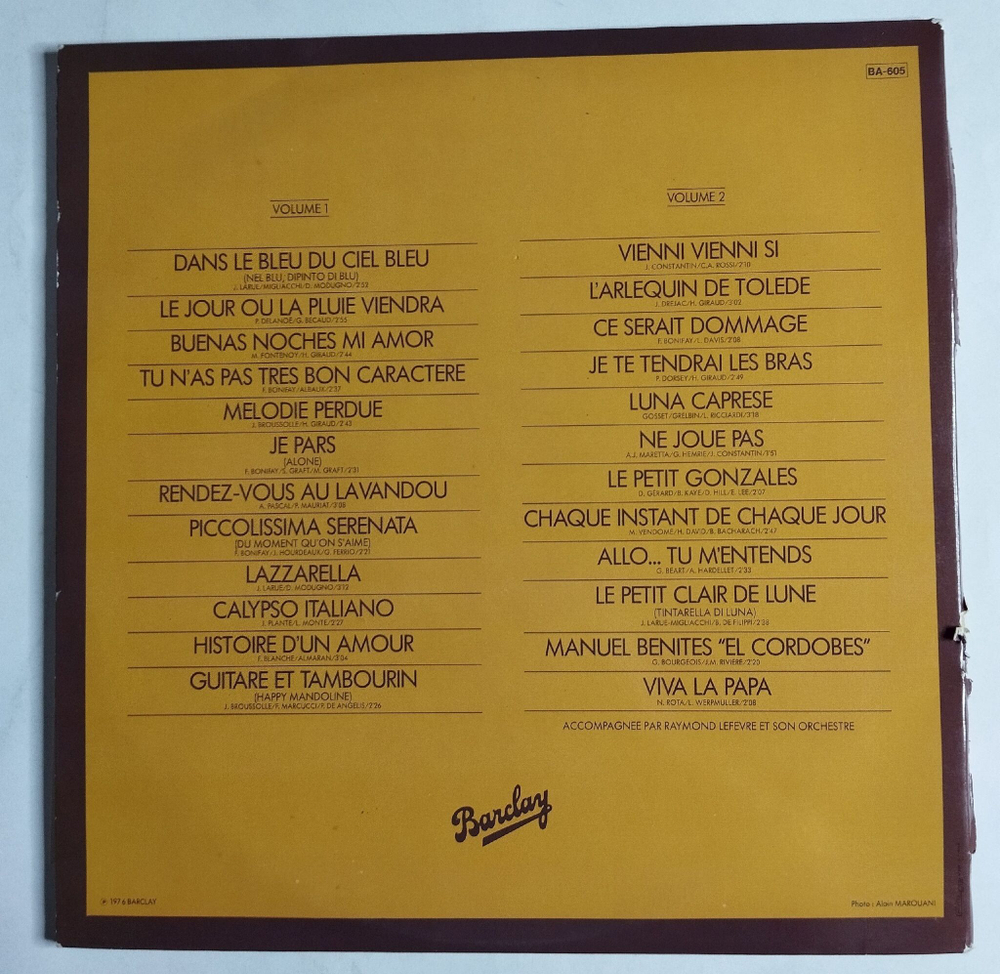 Винтажная виниловая пластинка LP Сборник Dalida (France 1979)