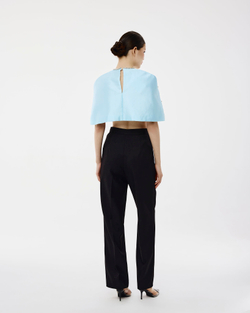 Кейп Regal (Регаль) с вышивкой голубой