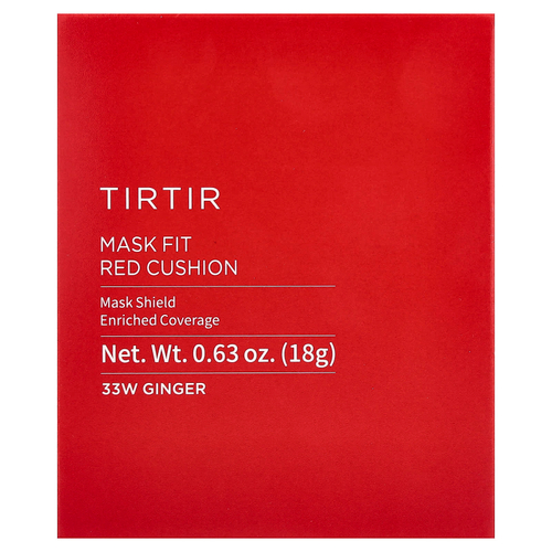 TIRTIR, Mask Fit Red Cushion, 33 Вт, имбирь, 18 г (0,63 унции)