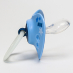 7454838 Соска-пустышка ортодон., силикон, от 0 мес., SIGNATURE NIGHT, в контейнере «Космос»