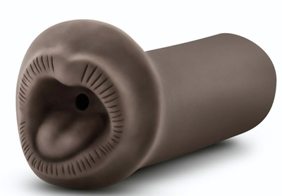 Коричневый мастурбатор-ротик Naughty Nicole (Цвет: коричневый)